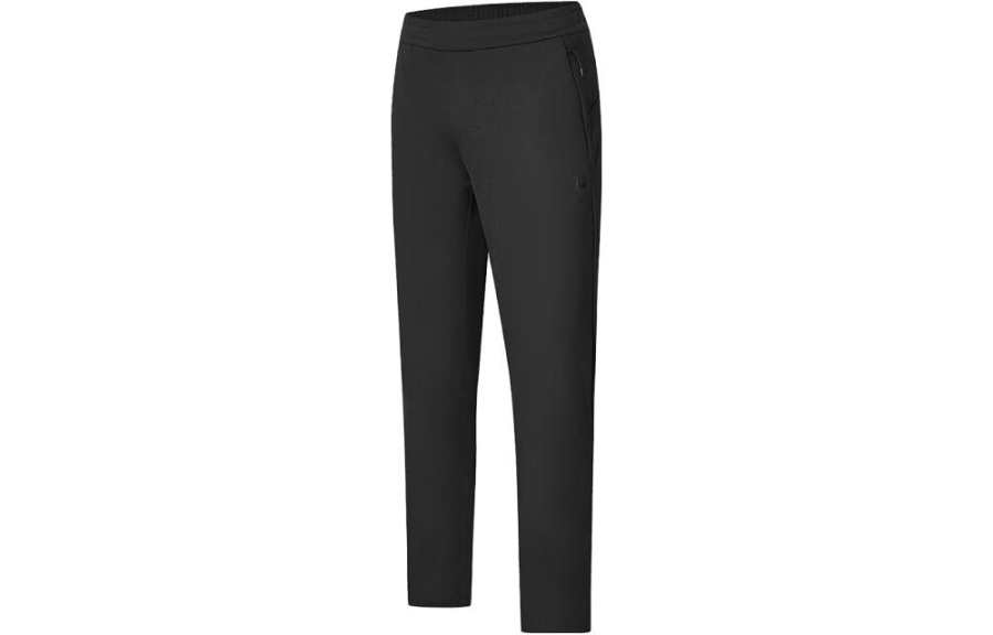 FILA X A.P.C Casual Pants Men's Pitch Black Moderate Straight Fit Pants