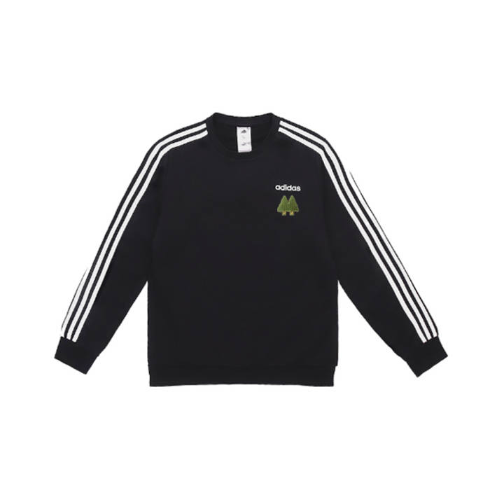 Adidas Adidas Sweatshirts Unisex Black Crew Neck Moderate Regular