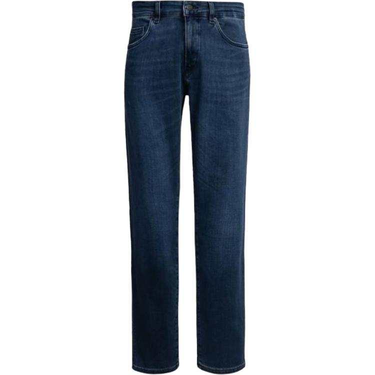 HUGO BOSS Jeans Men's Blue Moderate Straight Fit Pants