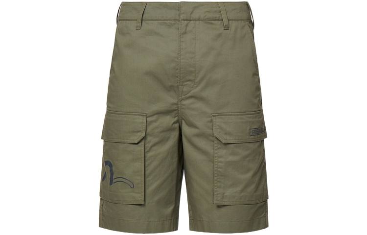 EVISU EVISU Cargo Shorts Men's Dark Army Green