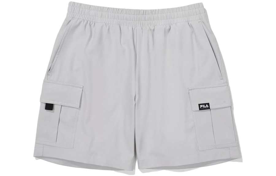 FILA Cargo Shorts Unisex Gray Moderate