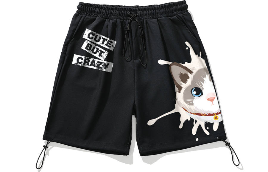 SANSYAS Loose Fit Shorts Unisex Couple's