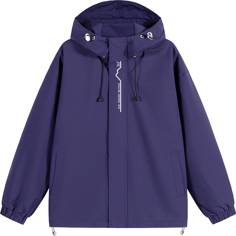 361° Trench Coat Unisex Deep Smoky Purple