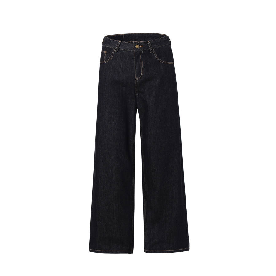 A3G4 Jeans Unisex Original Black Denim