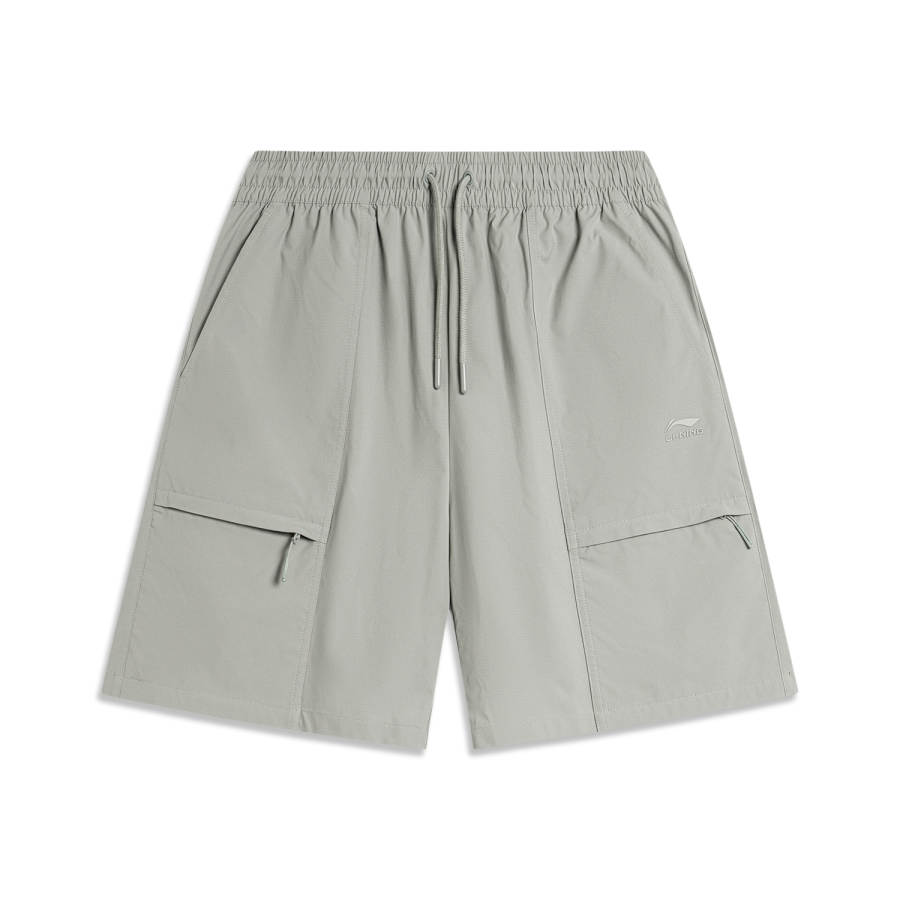 Li-Ning Li Ning Sports Life Collection Casual Shorts Men's Lunar Surface Gray
