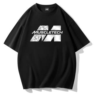 MUSCLETECH T Shirts Unisex Crew Neck Moderate Straight Fit