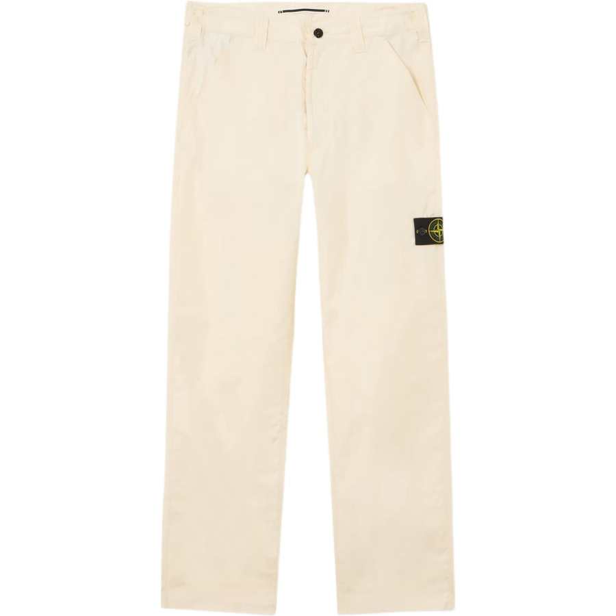 STONE ISLAND Compass Patch Straight Leg Trousers