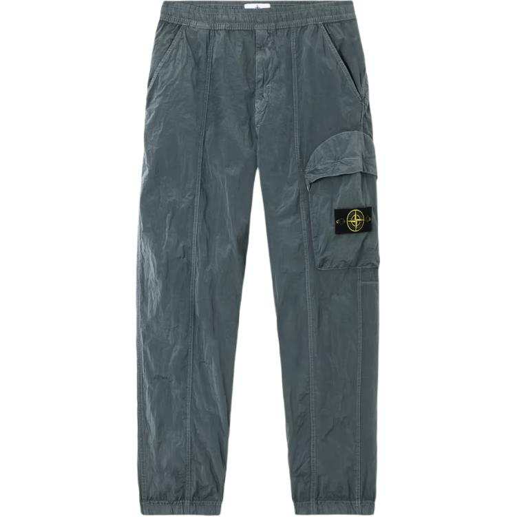 STONE ISLAND SS25 Cargo Pants Men's Blue