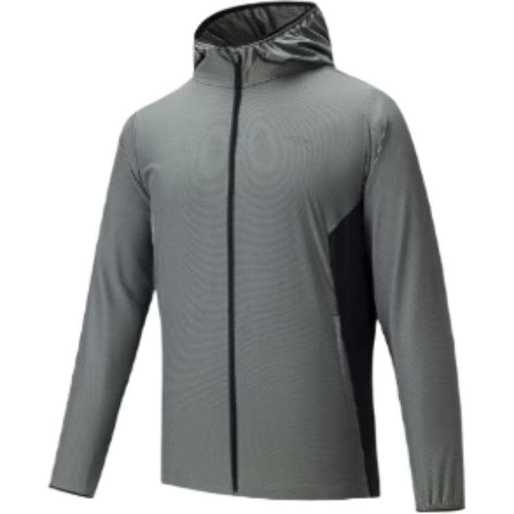 ANTA Anta Running Collection Trench Coat Men's Journey Green/Basic Black