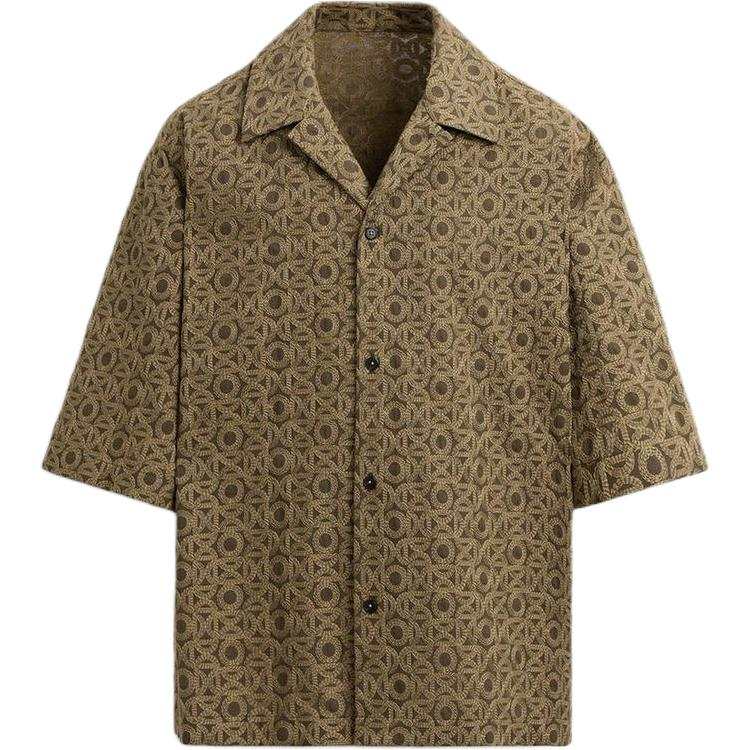 ZARA ZARA Shirts Men's Light Brown Lapel Moderate