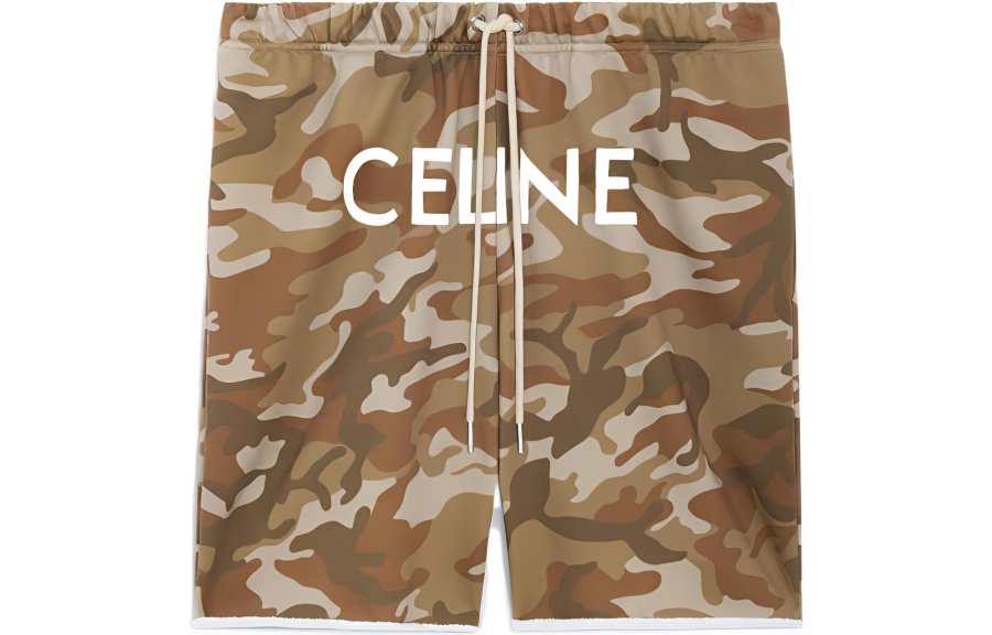 CELINE CELINE SS22 Casual Shorts Men's Umber