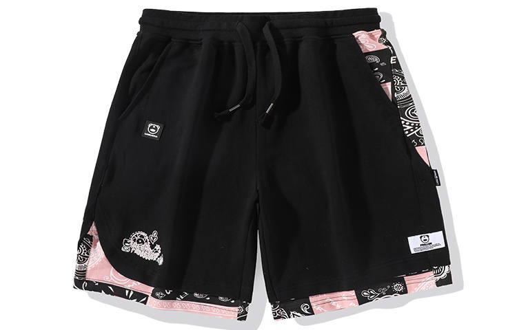 LAMLICKA Loose Fit Shorts Unisex Black
