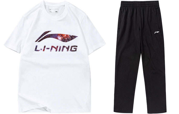 Li-Ning Li Ning Casual Sportswear Men's Crew Neck Moderate