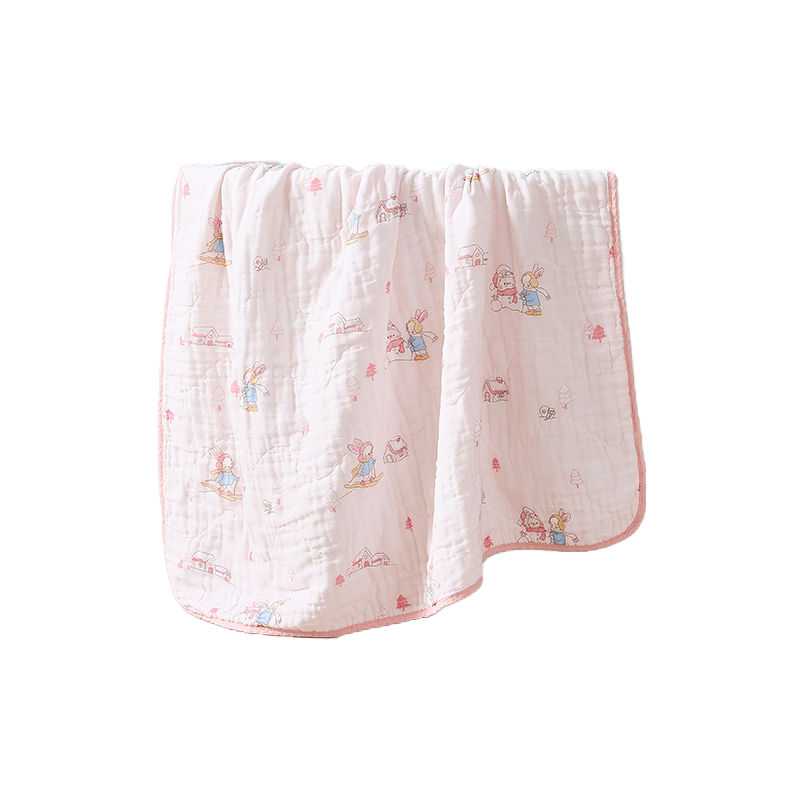 PURCOTTON 100% Cotton Gauze Bath Towels For Newborns, Ultra Soft, Maternity & Baby Antibacterial, High Water Absorption