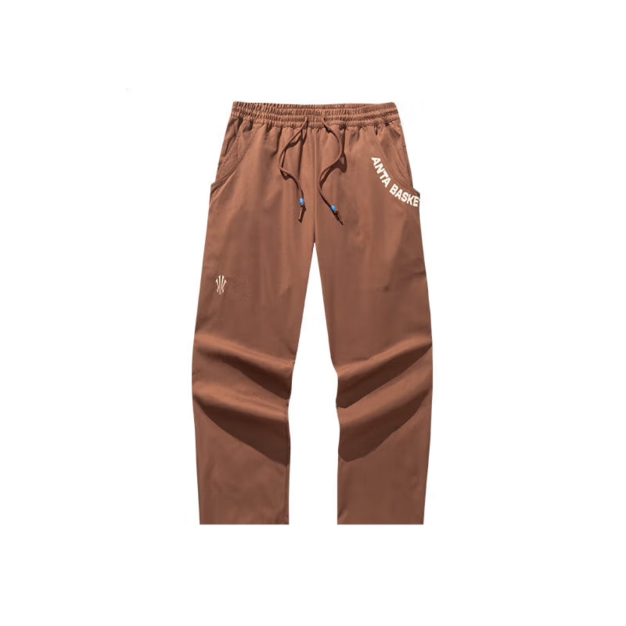 Anta Basketball Collection Casual Pants Unisex Deep Autumn Brown