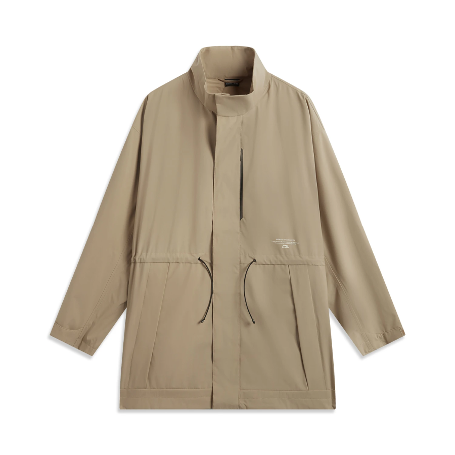 Li-Ning Li Ning Sports Life Collection Trench Coat Men's Ochre Khaki