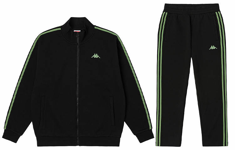 Kappa Casual Sportswear Unisex Stand Collar Thickened And Fleece Lined