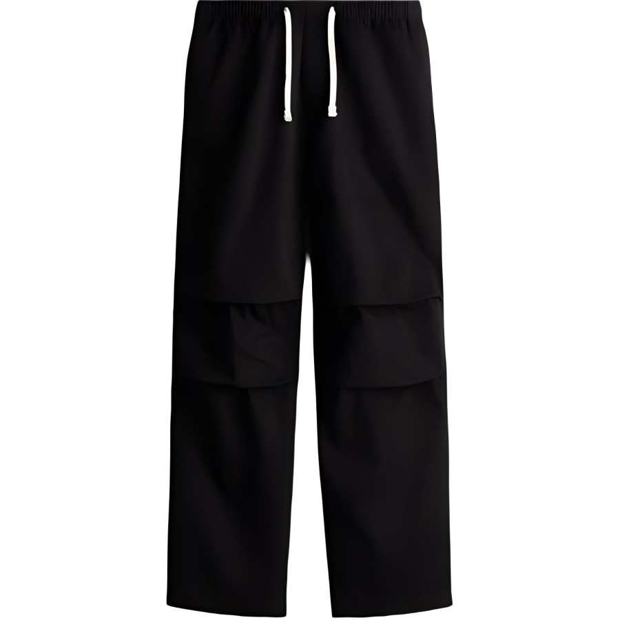 H&M Casual Pants Men's Black Moderate Straight Fit Pants