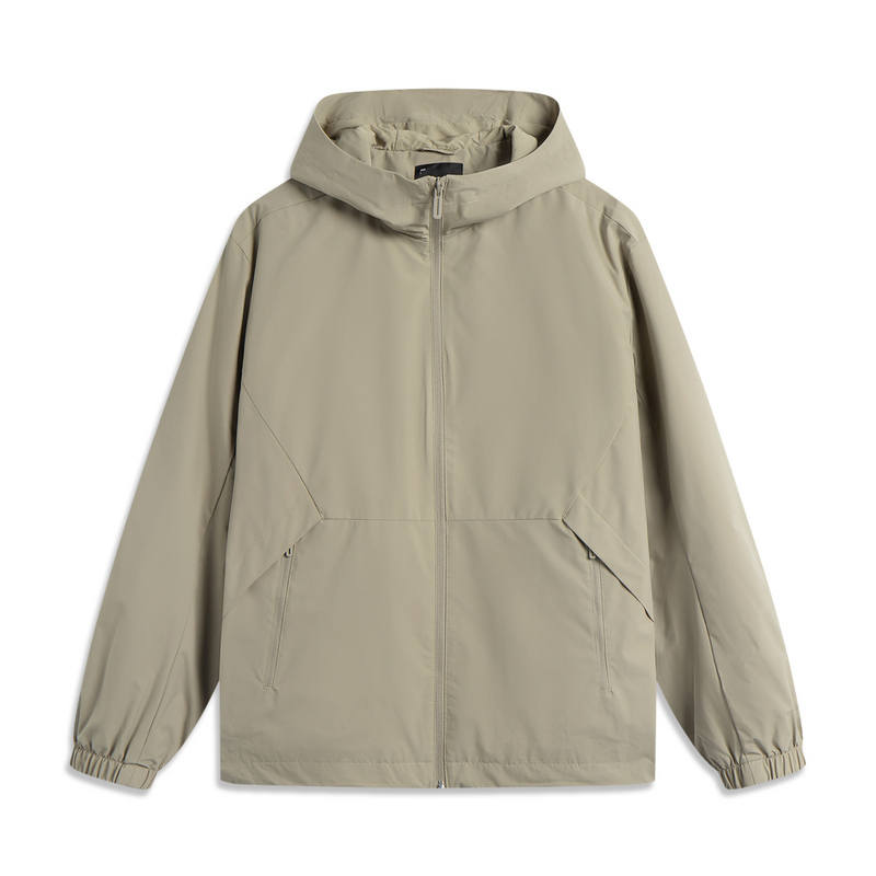 Li-Ning Li Ning Sports Trendy Collection Trench Coat Men's Coffee Foam Umber