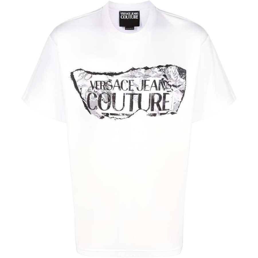 VERSACE JEANS COUTURE Logo-Printed Crewneck T-Shirt