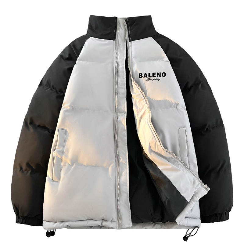 BALENO BALENO Puffer Jackets Unisex Stand Collar Thickened