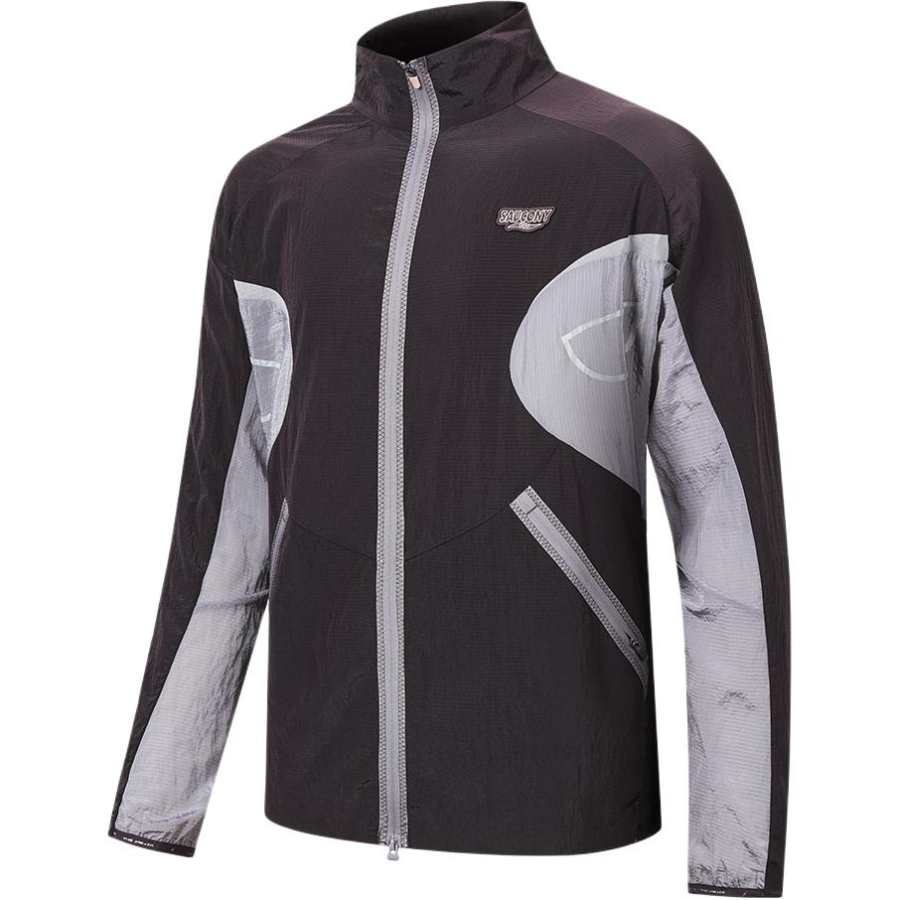 Saucony NATHAN BELL Collection Jacket Unisex Vermilion Coffee