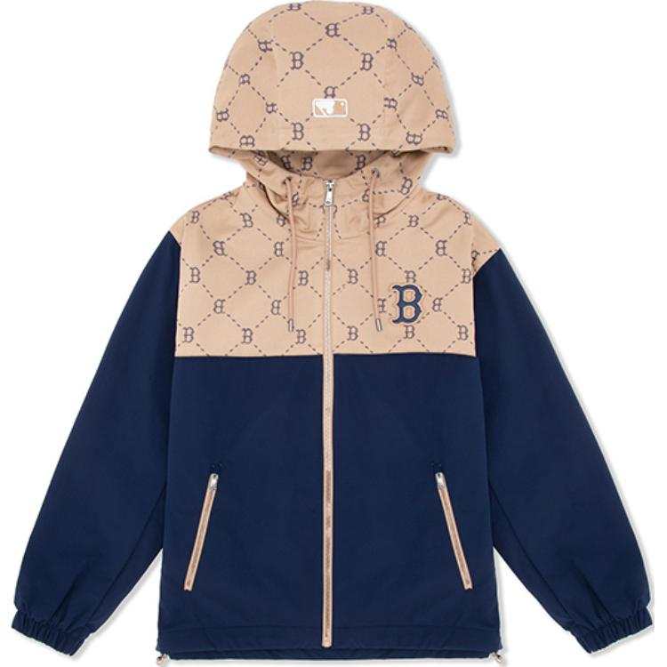MLB MLB Boston Red Sox Monogram Collection Jackets & Coats Unisex Light Beige