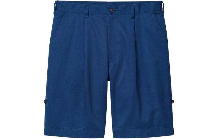 UNIQLO X JW Anderson Uniqlo Jw Anderson Co Branded Series Casual Shorts Men's Sea Blue Moderate