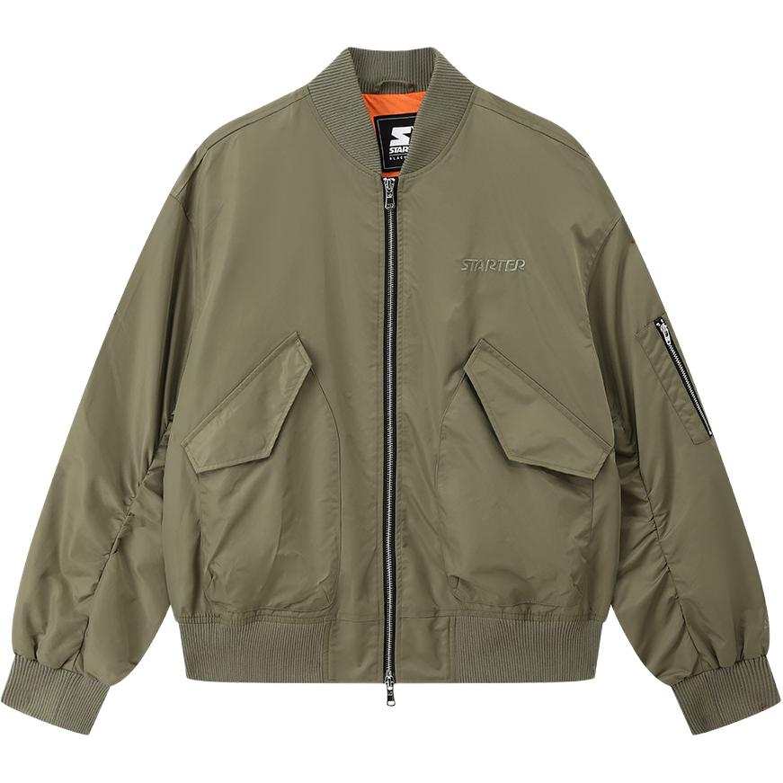STARTER STARTER Jackets Unisex Baseball Collar Moderate Pilot