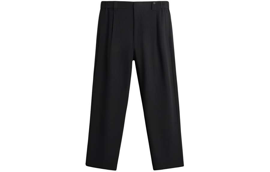 ZARA Casual Pants Men's Black Moderate Straight Fit Pants