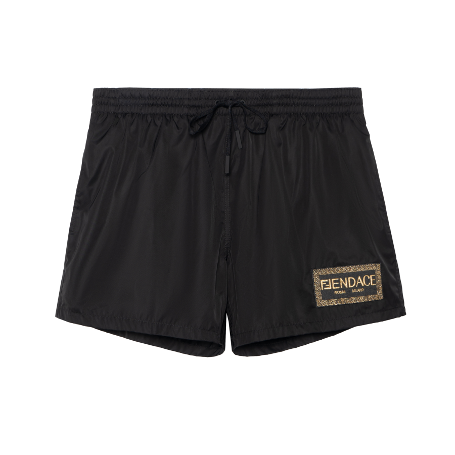 FENDI x VERSACE FENDI X VERSACE SS22 Casual Shorts Men's Black