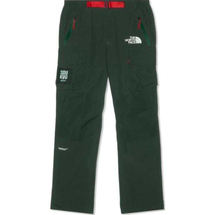 THE NORTH FACE x Project U Geodesic Shell Windbreaker Pants Men's Deep Cedar Green