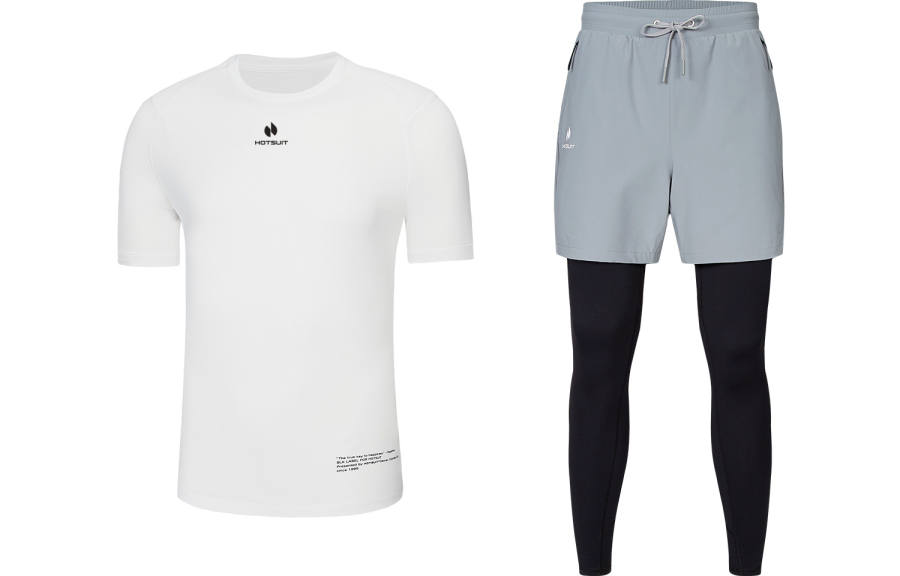 HOTSUIT Casual Sportswear Men's Crew Neck Moderate