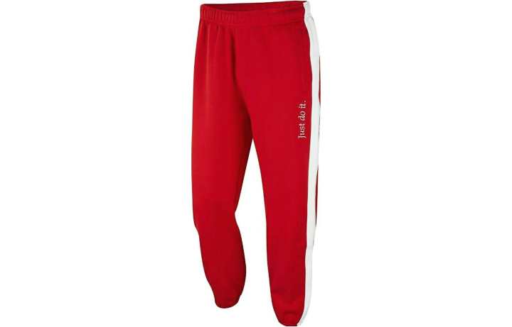 Nike Nike Casual Pants Men's Red Moderate Cuffed Pants
