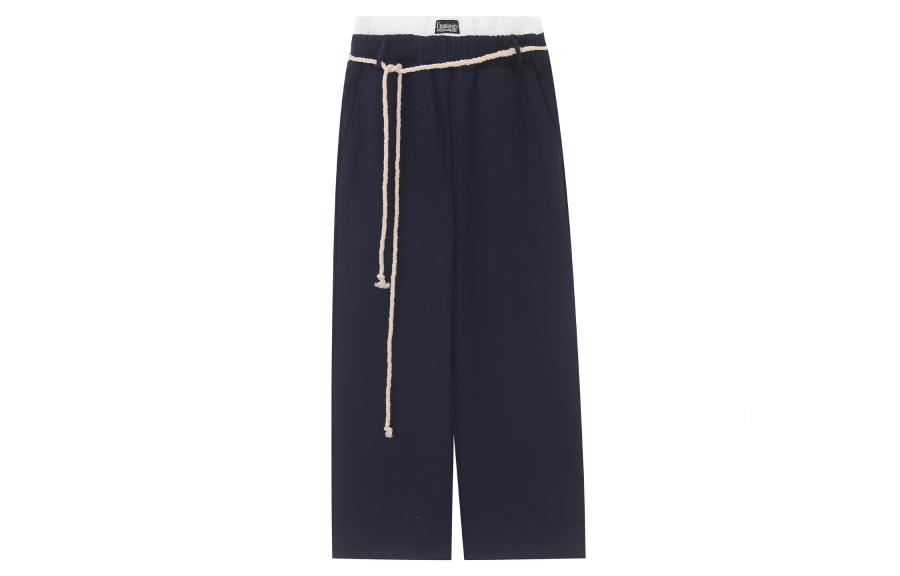 F426 Casual Pants Unisex Moderate Straight Fit Pants