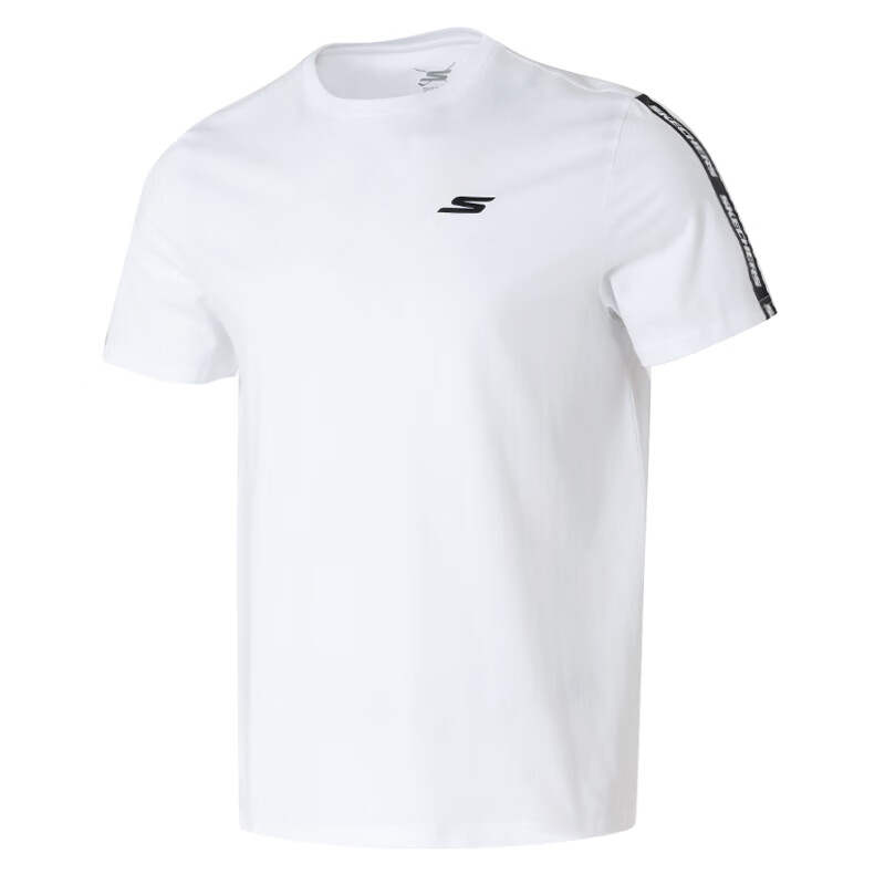 Skechers Sports Life Collection T Shirt Men's Bright White/0019