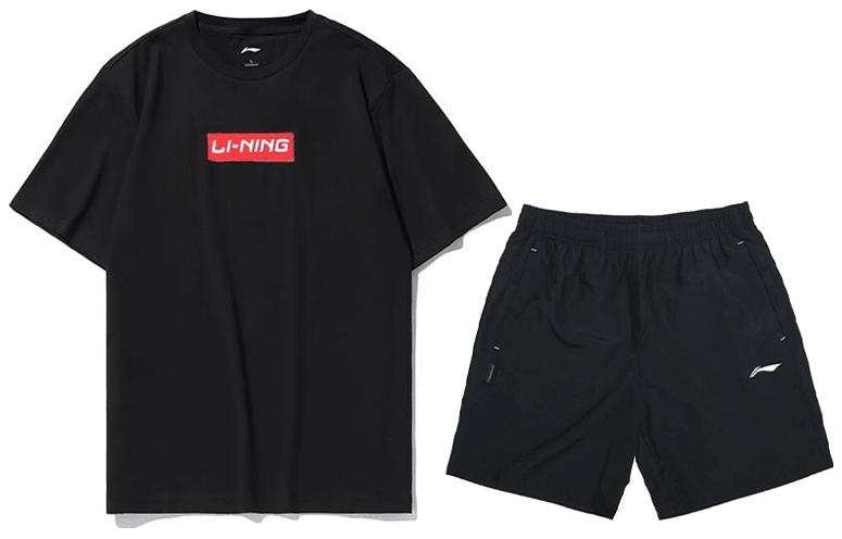 Li-Ning Li Ning Sports Life Collection Casual Sportswear Men's Black