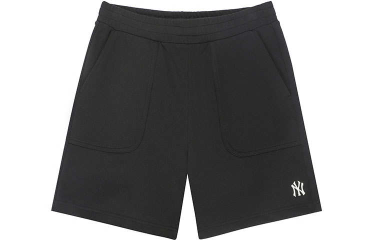 MLB New York Yankees Casual Shorts Unisex Black Moderate