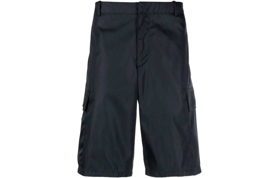 PRADA PRADA SS23 Cargo Shorts Men's Marine Blue