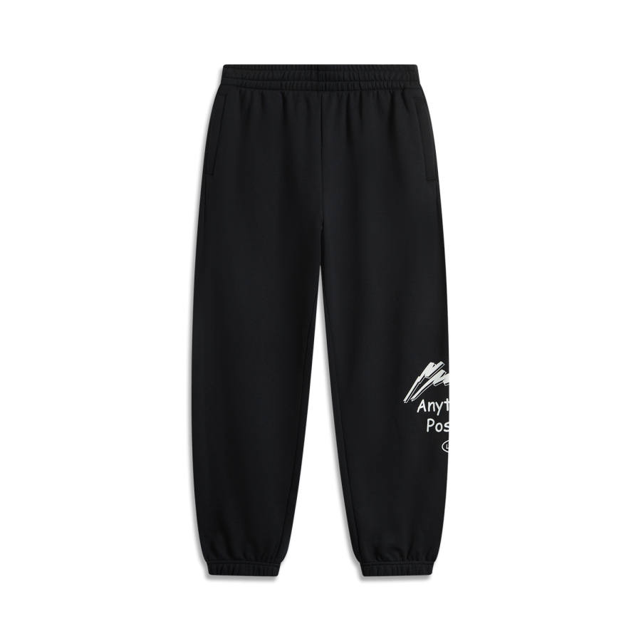 Li-Ning Li Ning Sports Fashion Collection Casual Pants Men's Black
