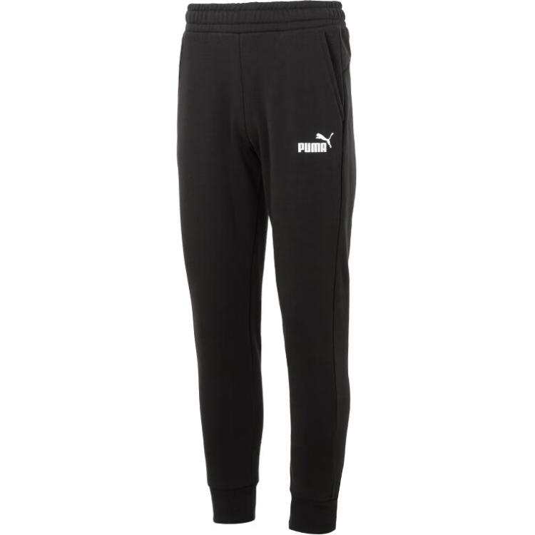 PUMA Casual Pants Unisex Black Moderate Cuffed Pants