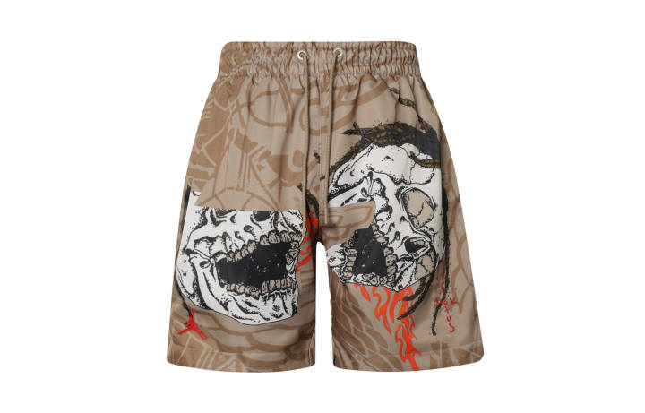 Jordan Jordan x Travis Scott BRAND Casual Shorts Men's Khaki