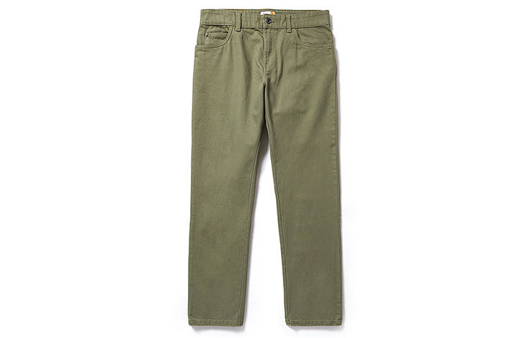 Timberland Casual Pants Men's Kassel Green Moderate Straight Fit Pants