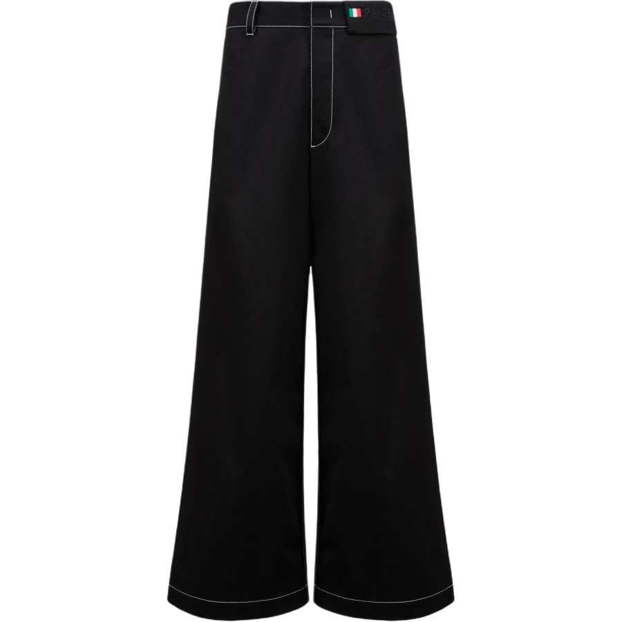 MONCLER GENIUS Moncler X Palm Angels Logo Patch Wide Leg Trousers