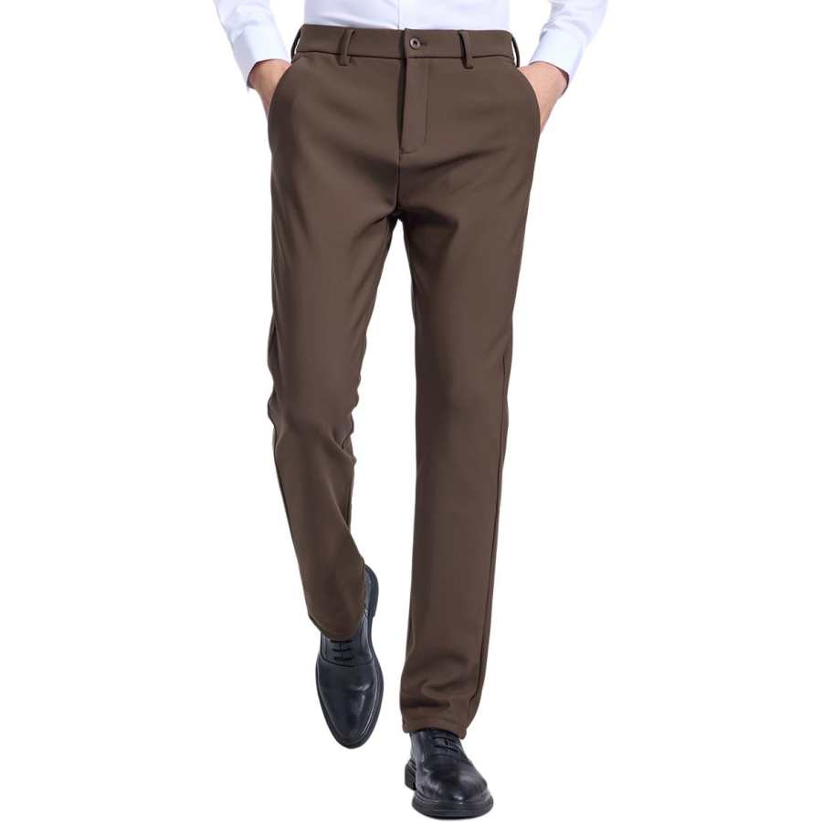 Hodo Suit Pants Men's Thickened And Fleece Lined