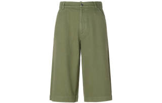 KENZO SS21 Loose Fit Shorts Summer Men's Olive Green