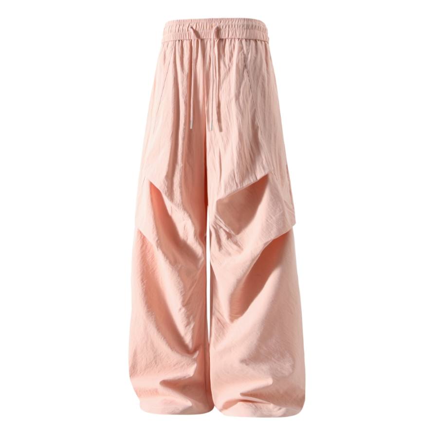 X1617 Casual Pants Unisex Thin Straight Fit Pants