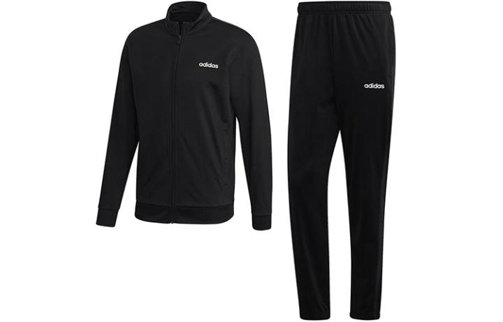 Adidas Adidas Casual Sportswear Men's Black Stand Collar Moderate