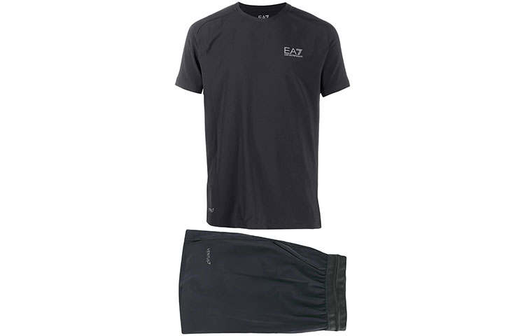 EMPORIO ARMANI EA7 Casual Sportswear Men's Crew Neck Moderate