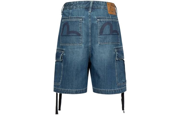 EVISU EVISU Denim Shorts Men's Denim Blue Moderate